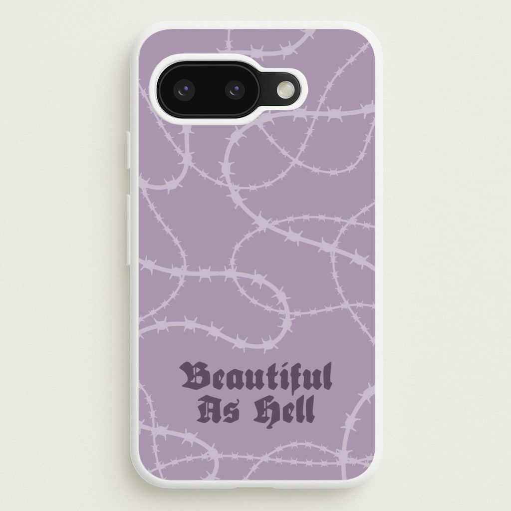 Beautiful As Hell Pattern - Goth Aesthetic Phone Case for Google Pixel 9a