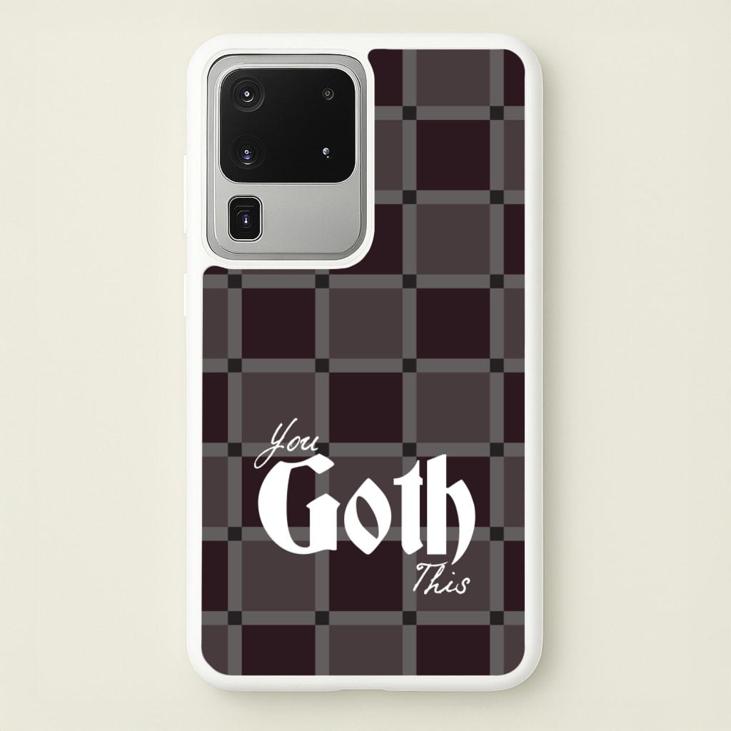 You Goth This Tartan - Goth Aesthetic Phone Case for Galaxy S20 Ultra