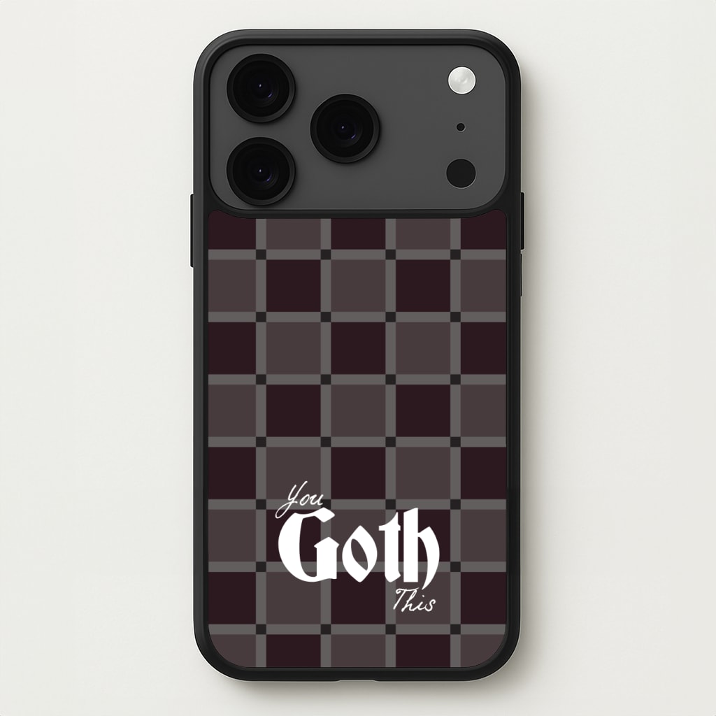 You Goth This Tartan Phone Case for iPhone 17 Pro Max