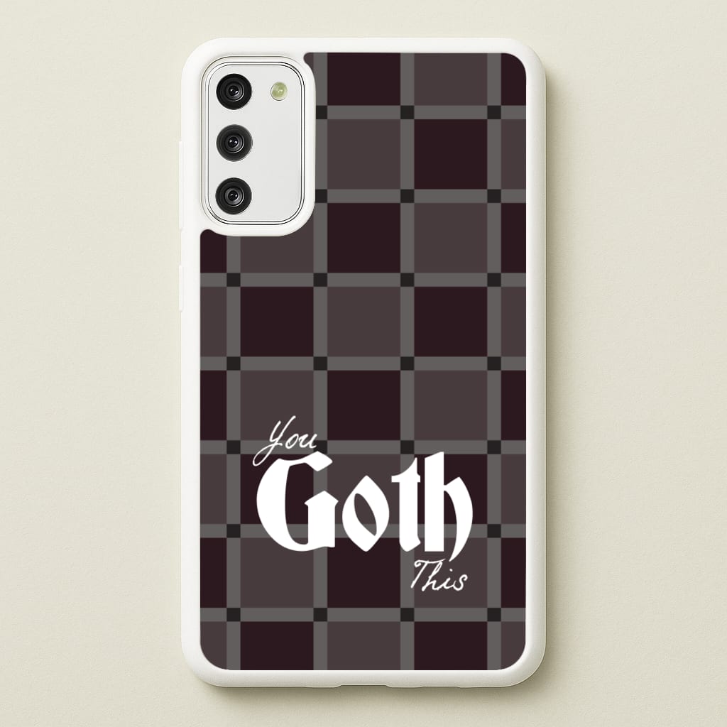 You Goth This Tartan - Goth Aesthetic Phone Case for Galaxy S20
