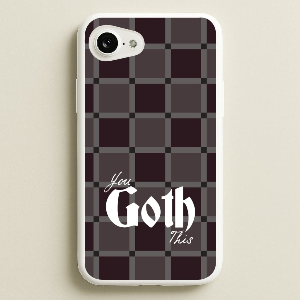 You Goth This Tartan - Goth Aesthetic Phone Case for iPhone 16e
