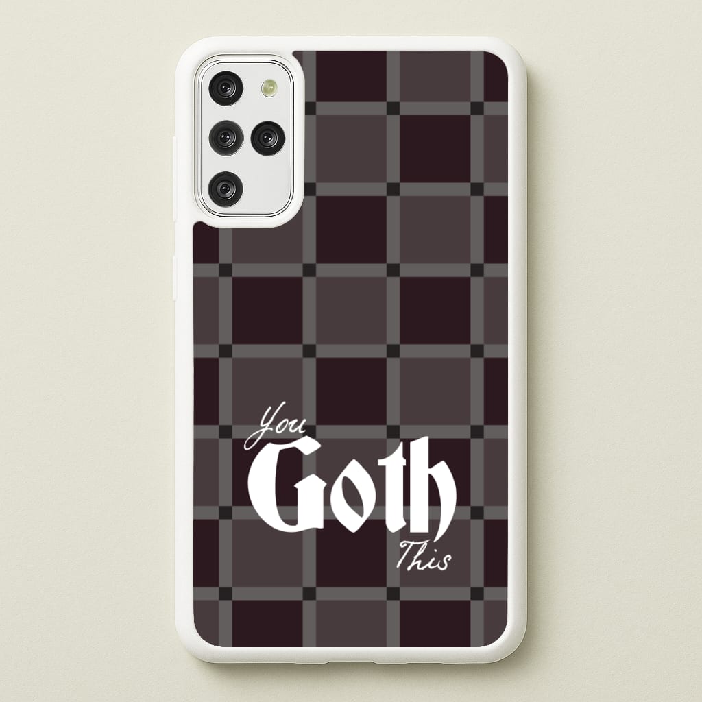 You Goth This Tartan - Goth Aesthetic Phone Case for Galaxy S20 Plus