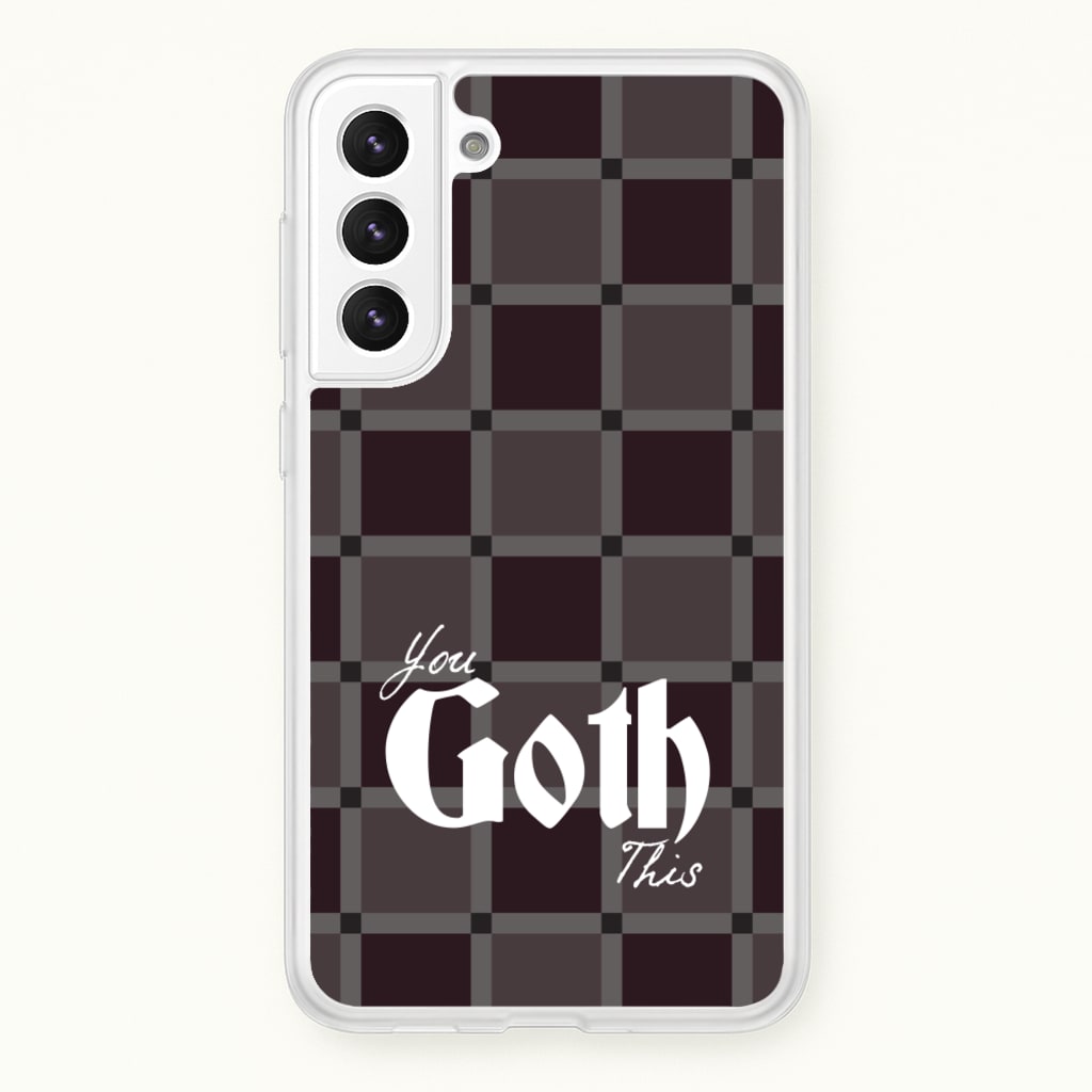 You Goth This Tartan - Goth Aesthetic Phone Case for Galaxy S22 Plus