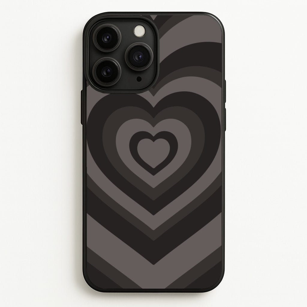 Abstract Black Heart - Goth Aesthetic Phone Case for iPhone 11 Pro