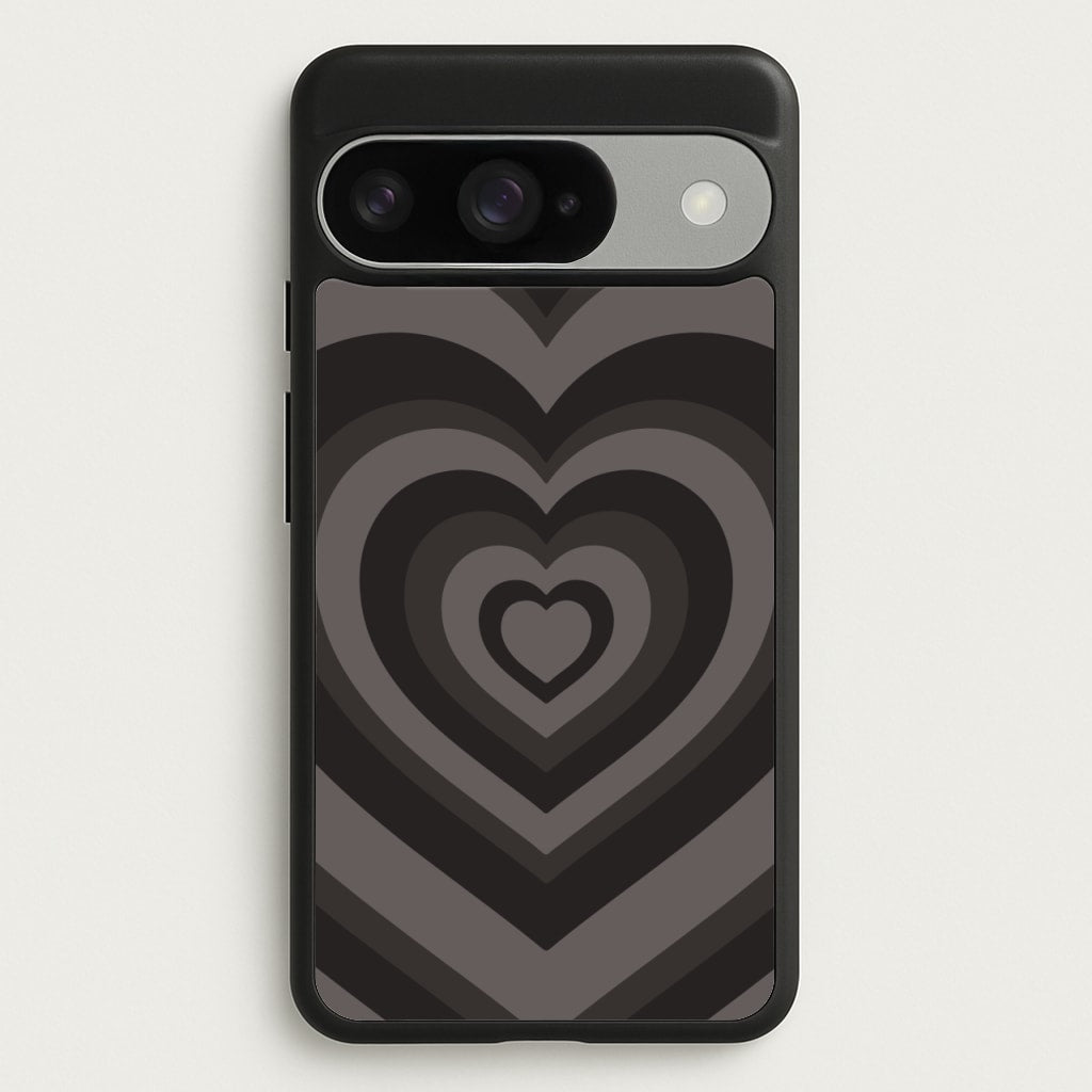 Abstract Black Heart Phone Case for Google Pixel 10 / 10 Pro