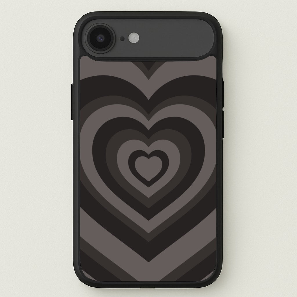 Abstract Black Heart Phone Case for iPhone 17 Air