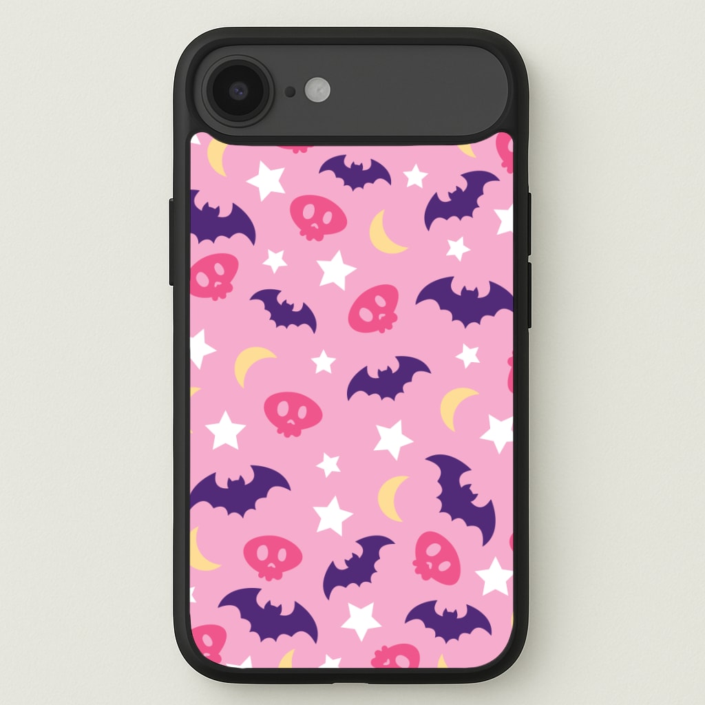 Skull, Bats And Stars Pattern Phone Case for iPhone 17 Air
