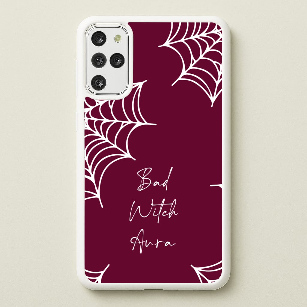 Bad Witch Aura Spider Webs - Goth Aesthetic Phone Case for Galaxy S20 Plus