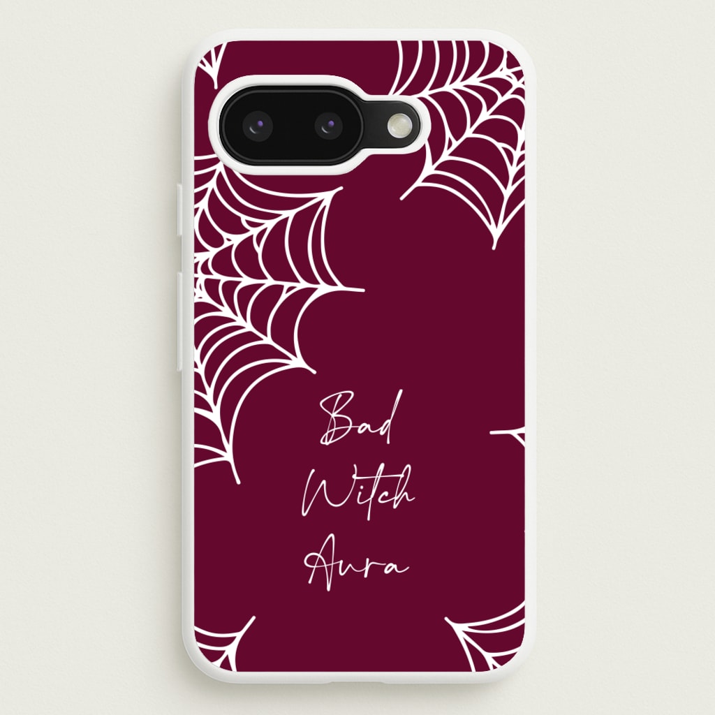 Bad Witch Aura Spider Webs - Goth Aesthetic Phone Case for Google Pixel 9a