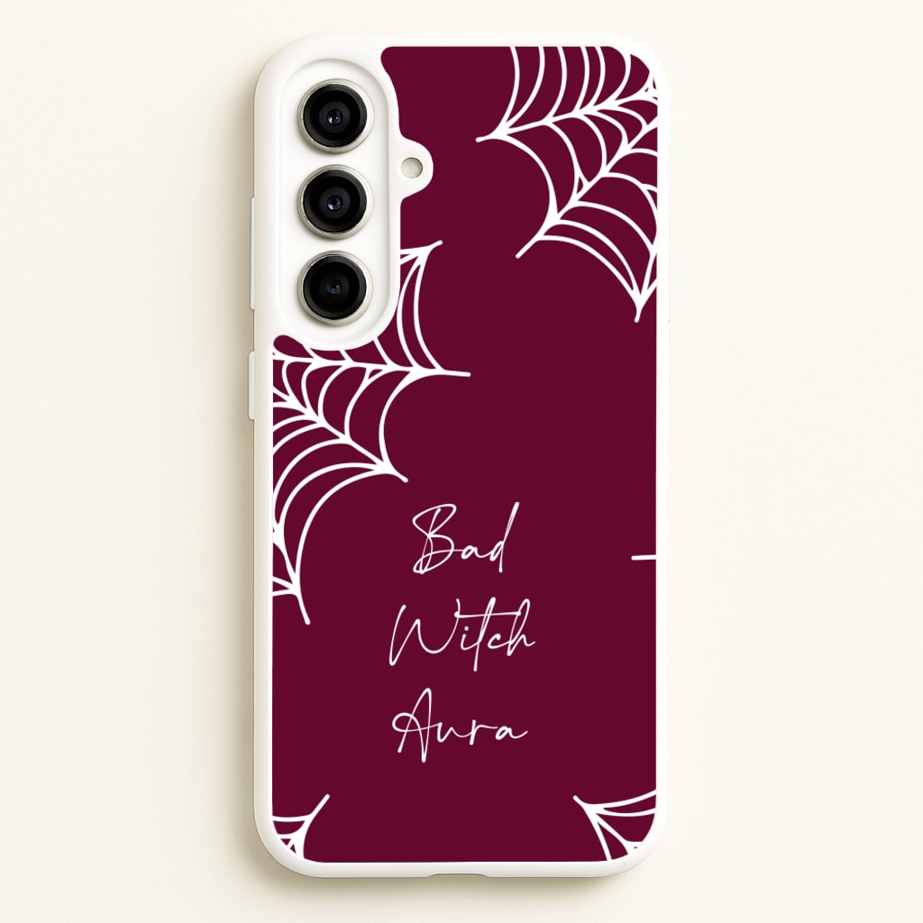 Bad Witch Aura Spider Webs - Goth Aesthetic Phone Case for Galaxy A56