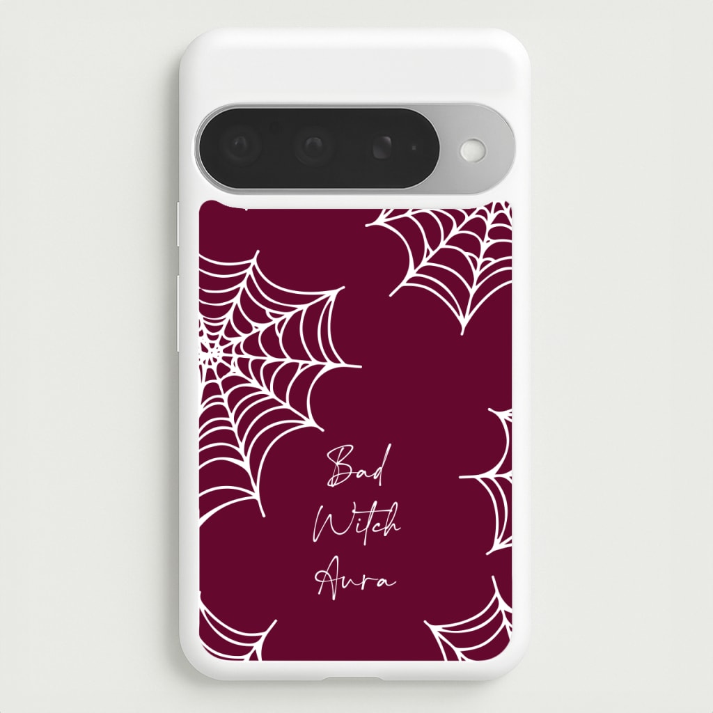 Bad Witch Aura Spider Webs Phone Case for Google Pixel 10 Pro XL