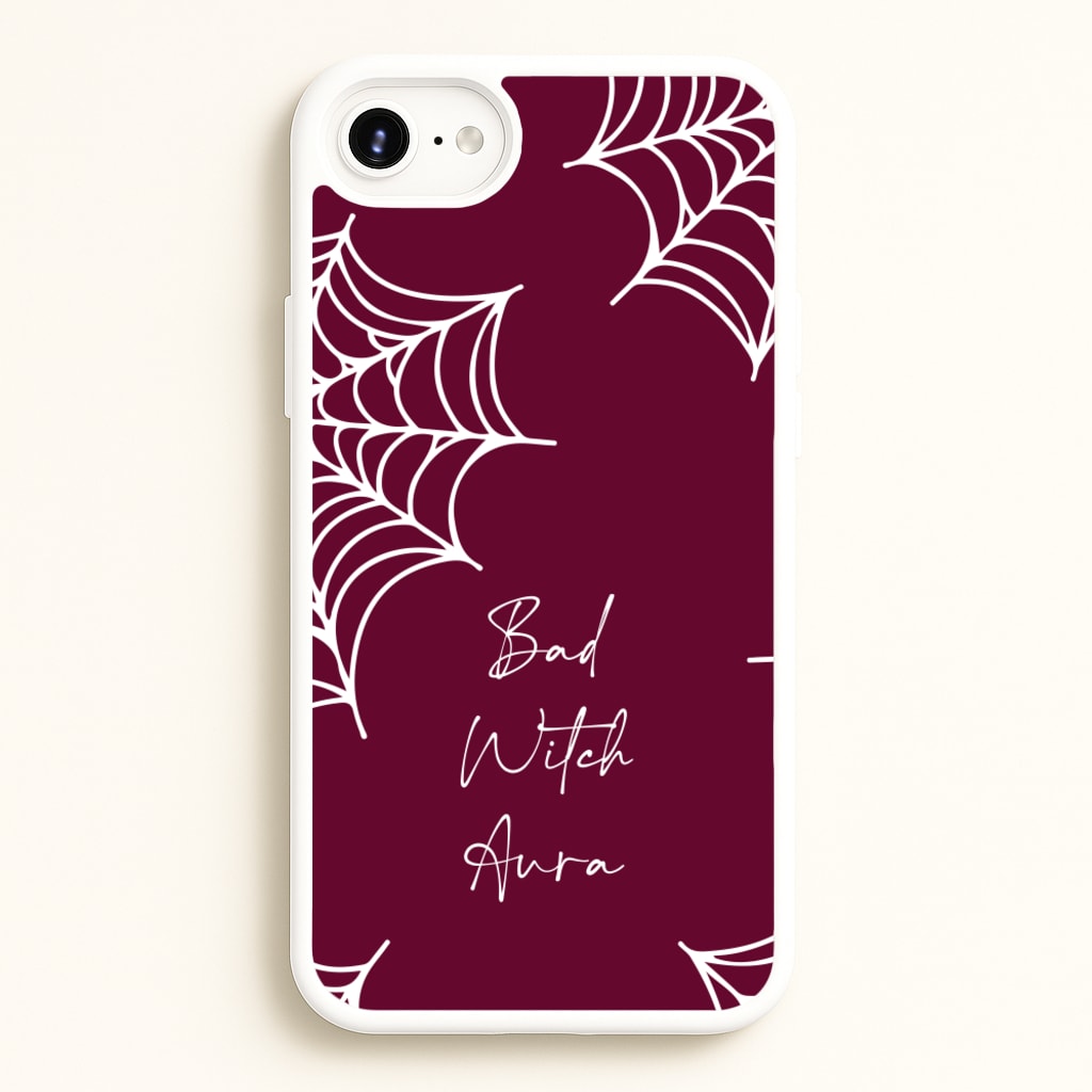Bad Witch Aura Spider Webs - Goth Aesthetic Phone Case for iPhone 6 / 7 / 8 / SE