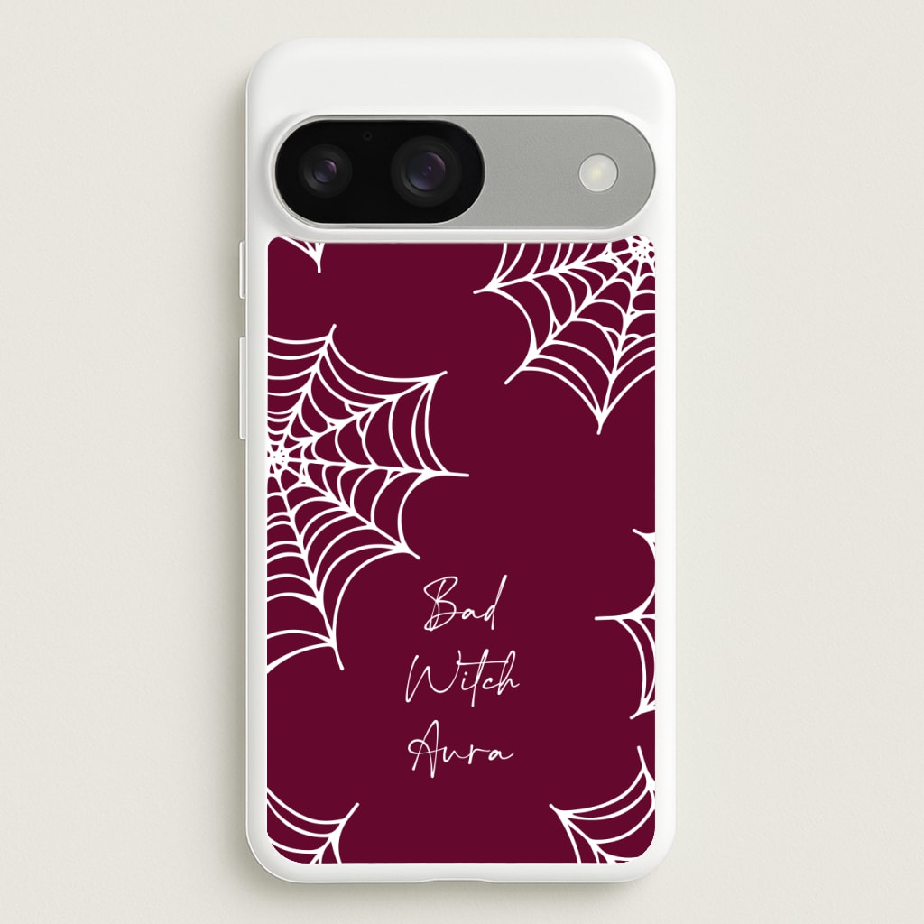 Bad Witch Aura Spider Webs - Goth Aesthetic Phone Case for Google Pixel 9 / 9 Pro