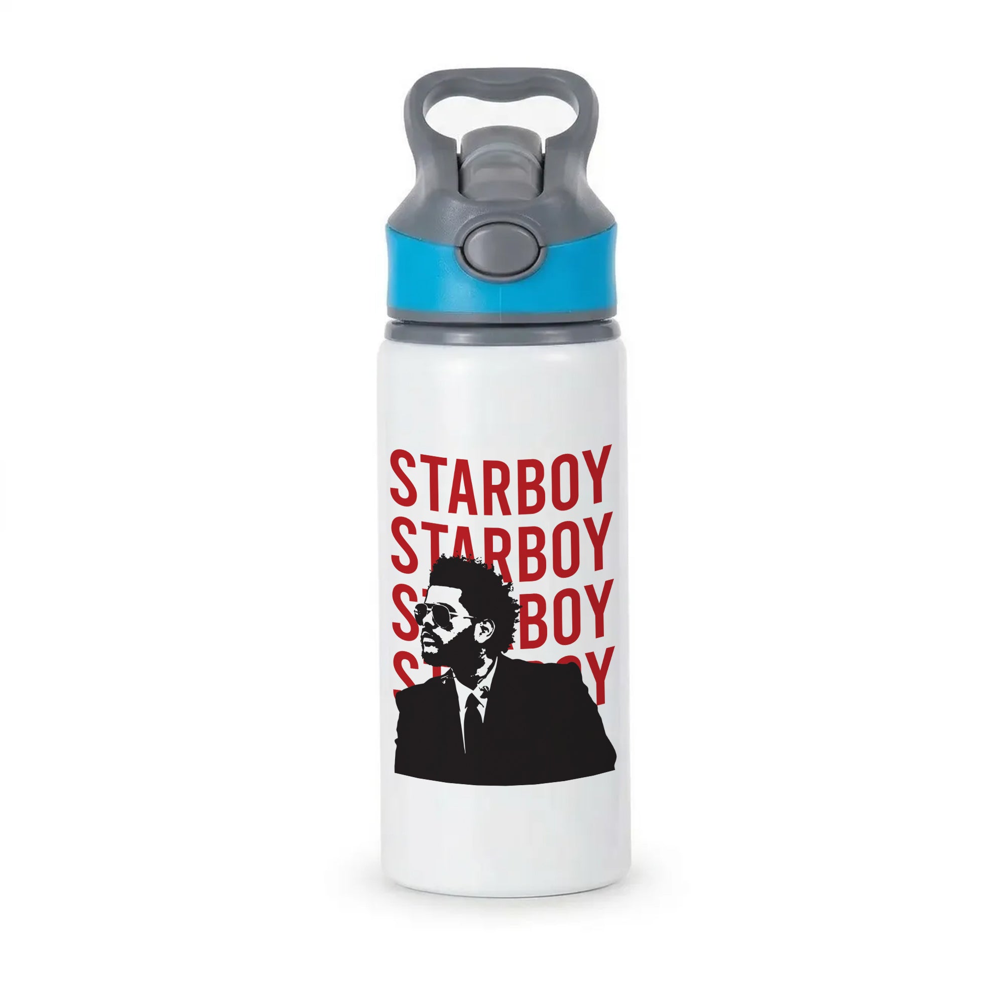Starboy Singer Active Water Bottle - Blue