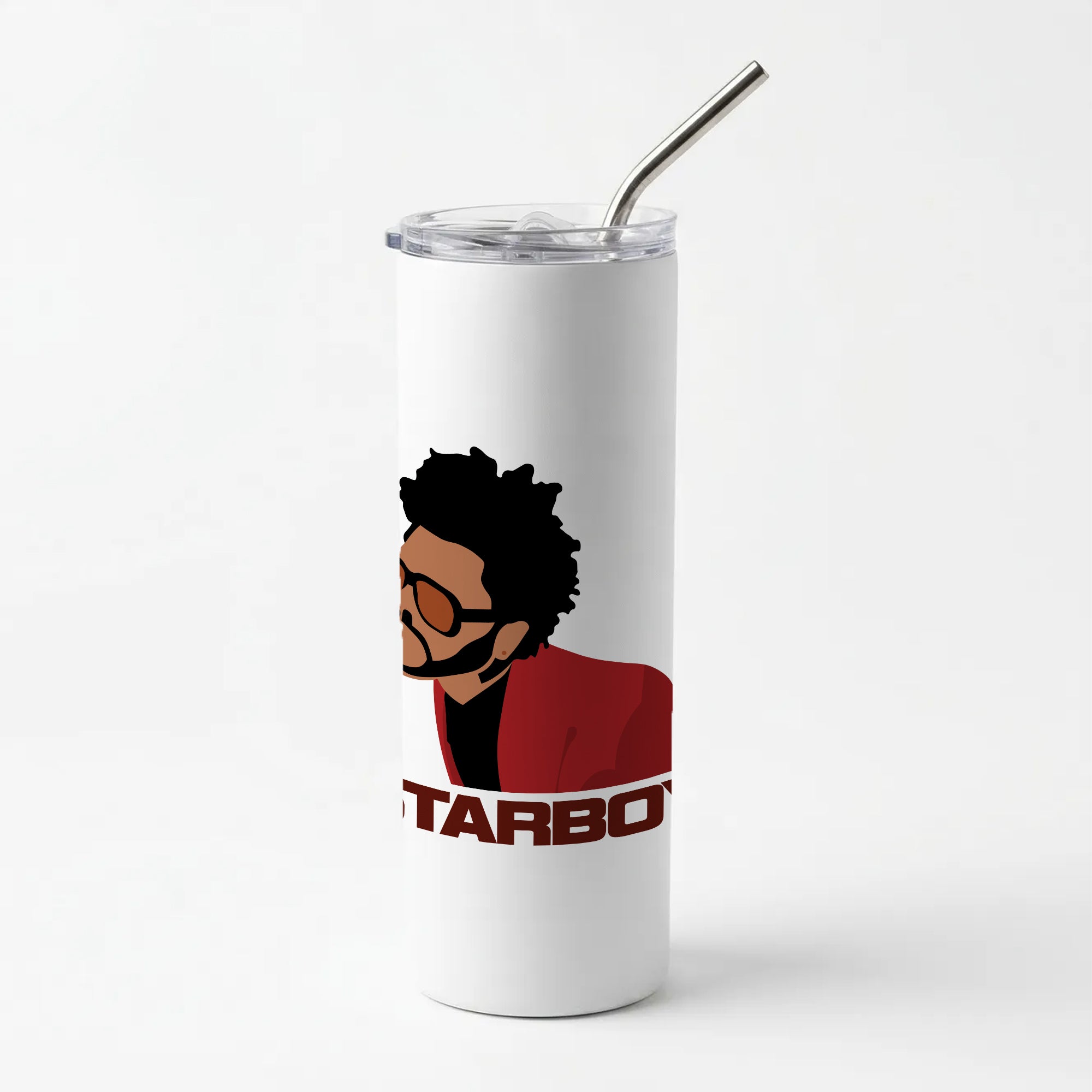 Starboy Singer Title Skinny Tumbler