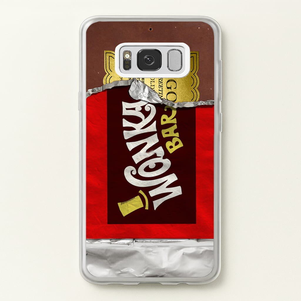 Wonka Bar Golden Ticket - Phone Case for Galaxy S8 Plus
