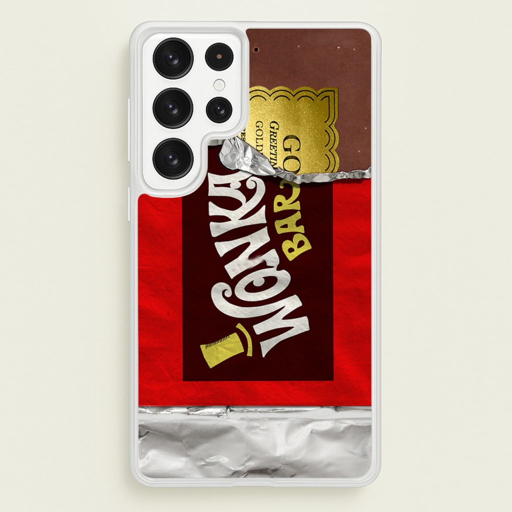 Wonka Bar Golden Ticket - Phone Case for Galaxy S22 Ultra
