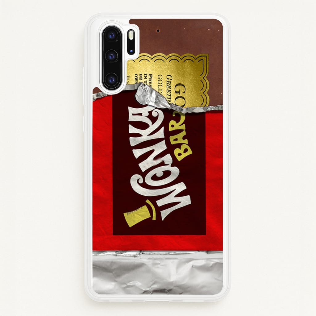 Wonka Bar Golden Ticket - Phone Case for Huawei P30 Pro