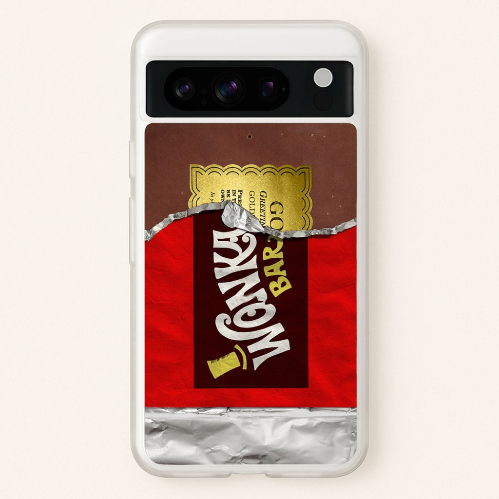 Wonka Bar Golden Ticket - Phone Case for Google Pixel 8 Pro
