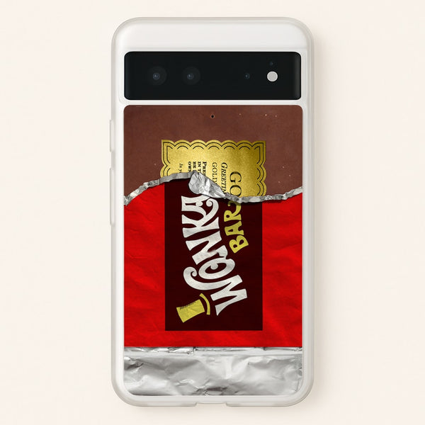 Wonka Bar Golden Ticket - Phone Case for Google Pixel 6