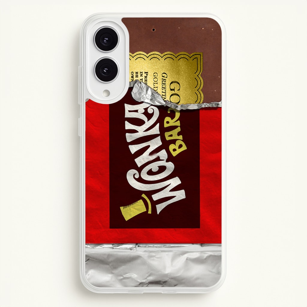 Wonka Bar Golden Ticket - Phone Case for Galaxy S25 Edge