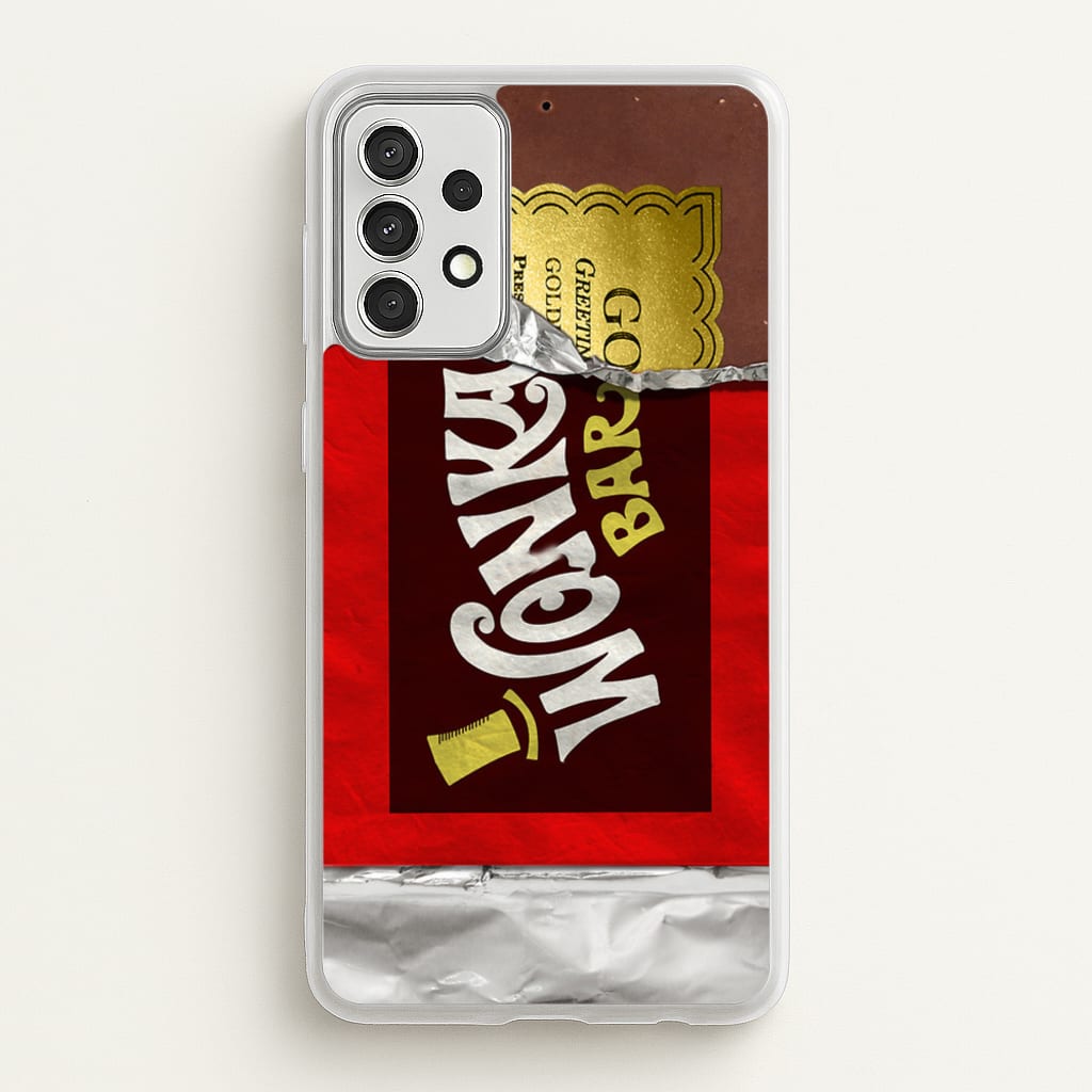 Wonka Bar Golden Ticket - Phone Case for Galaxy A52 / A52s