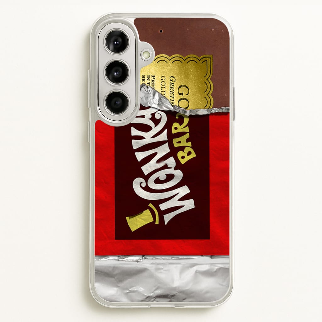 Wonka Bar Golden Ticket - Phone Case for Galaxy A56