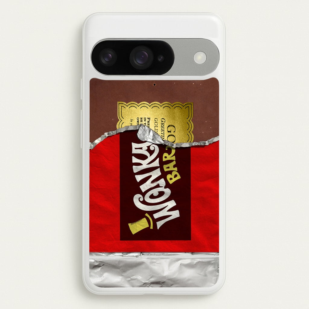Wonka Bar Golden Ticket Phone Case for Google Pixel 10 / 10 Pro