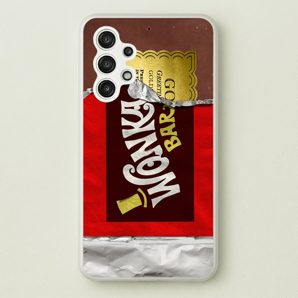 Wonka Bar Golden Ticket - Phone Case for Galaxy A13