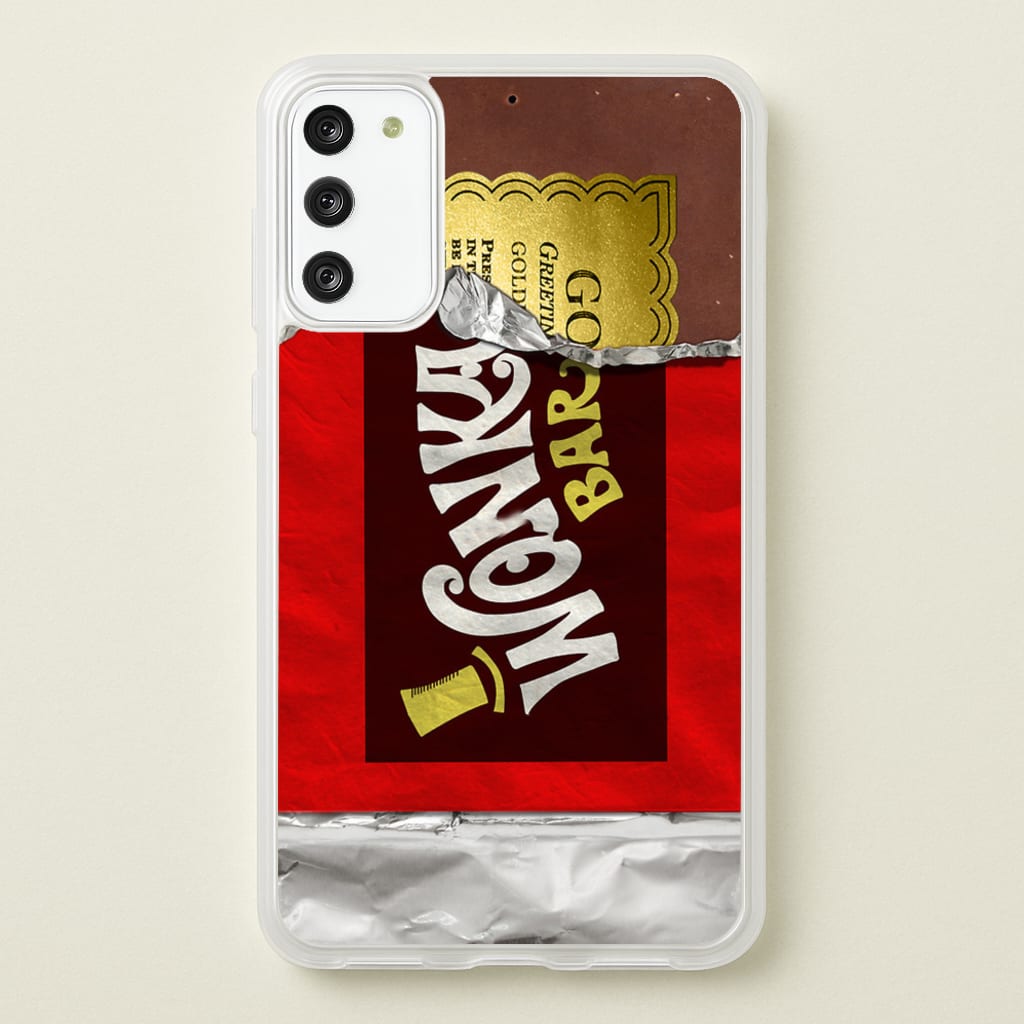 Wonka Bar Golden Ticket - Phone Case for Galaxy A41