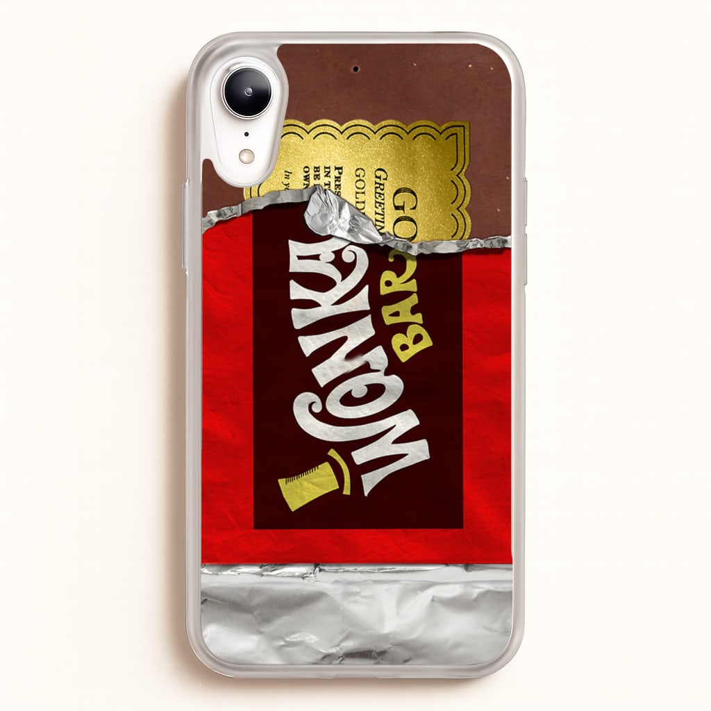 Wonka Bar Golden Ticket - Phone Case for iPhone XR