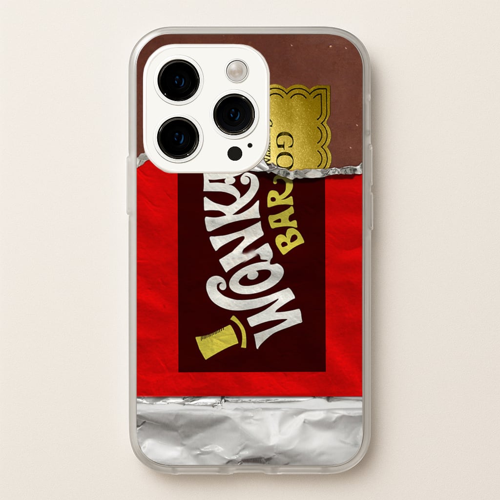 Wonka Bar Golden Ticket - Phone Case for iPhone 15 Pro