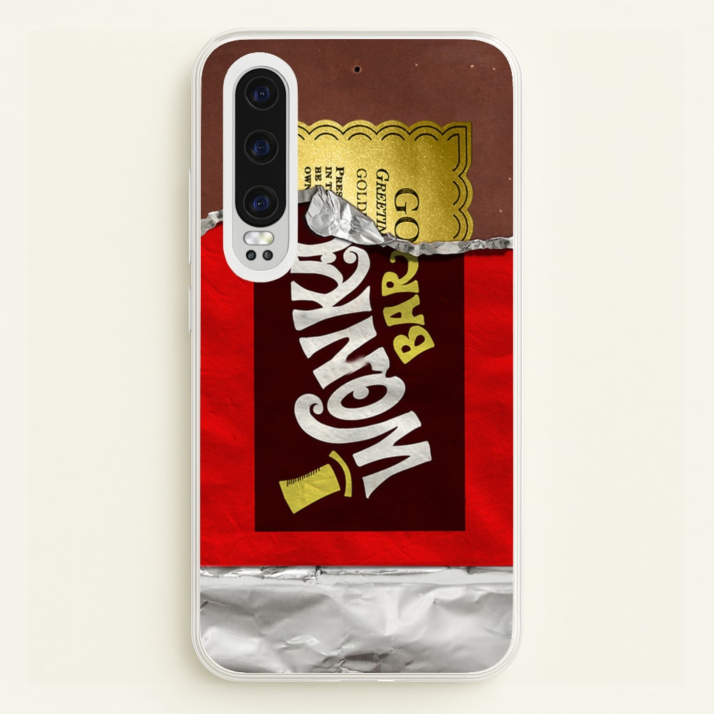 Wonka Bar Golden Ticket - Phone Case for Huawei P30