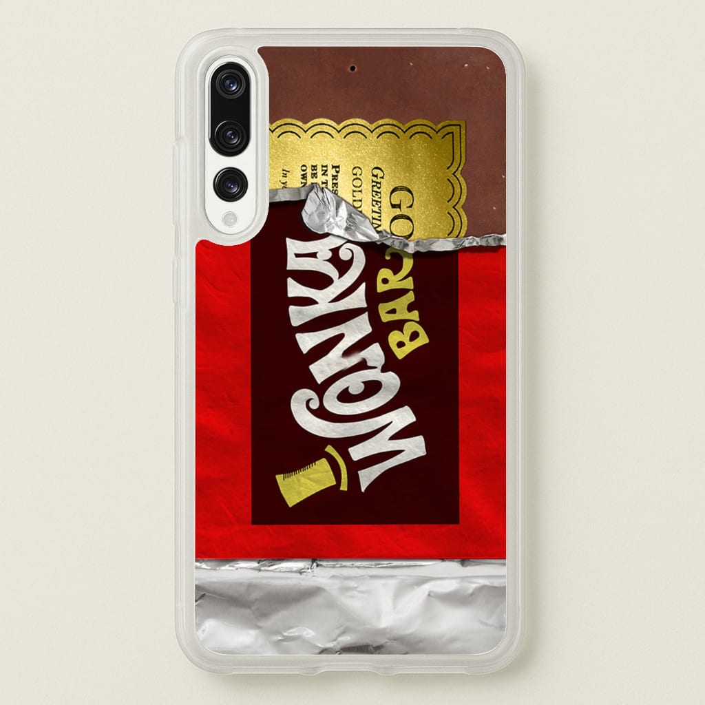 Wonka Bar Golden Ticket - Phone Case for Huawei P20 Pro