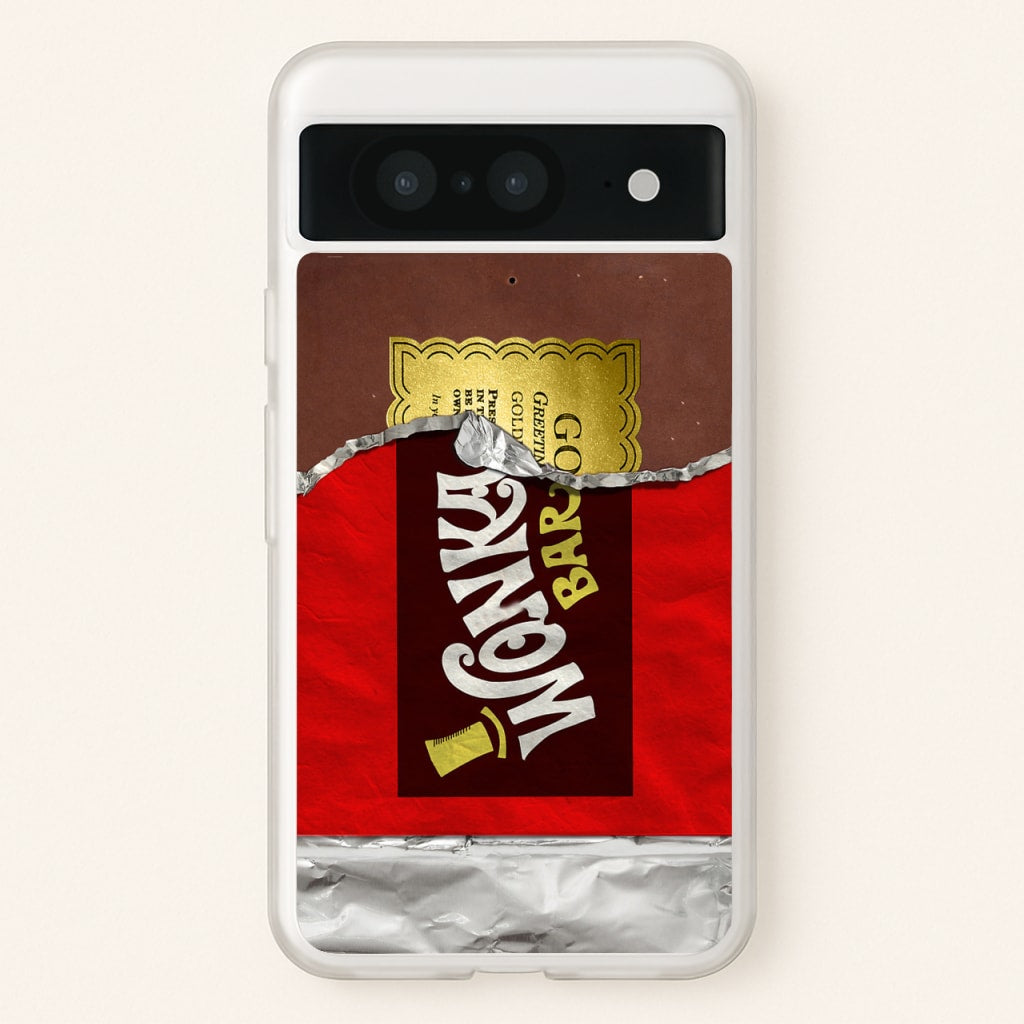 Wonka Bar Golden Ticket - Phone Case for Google Pixel 8