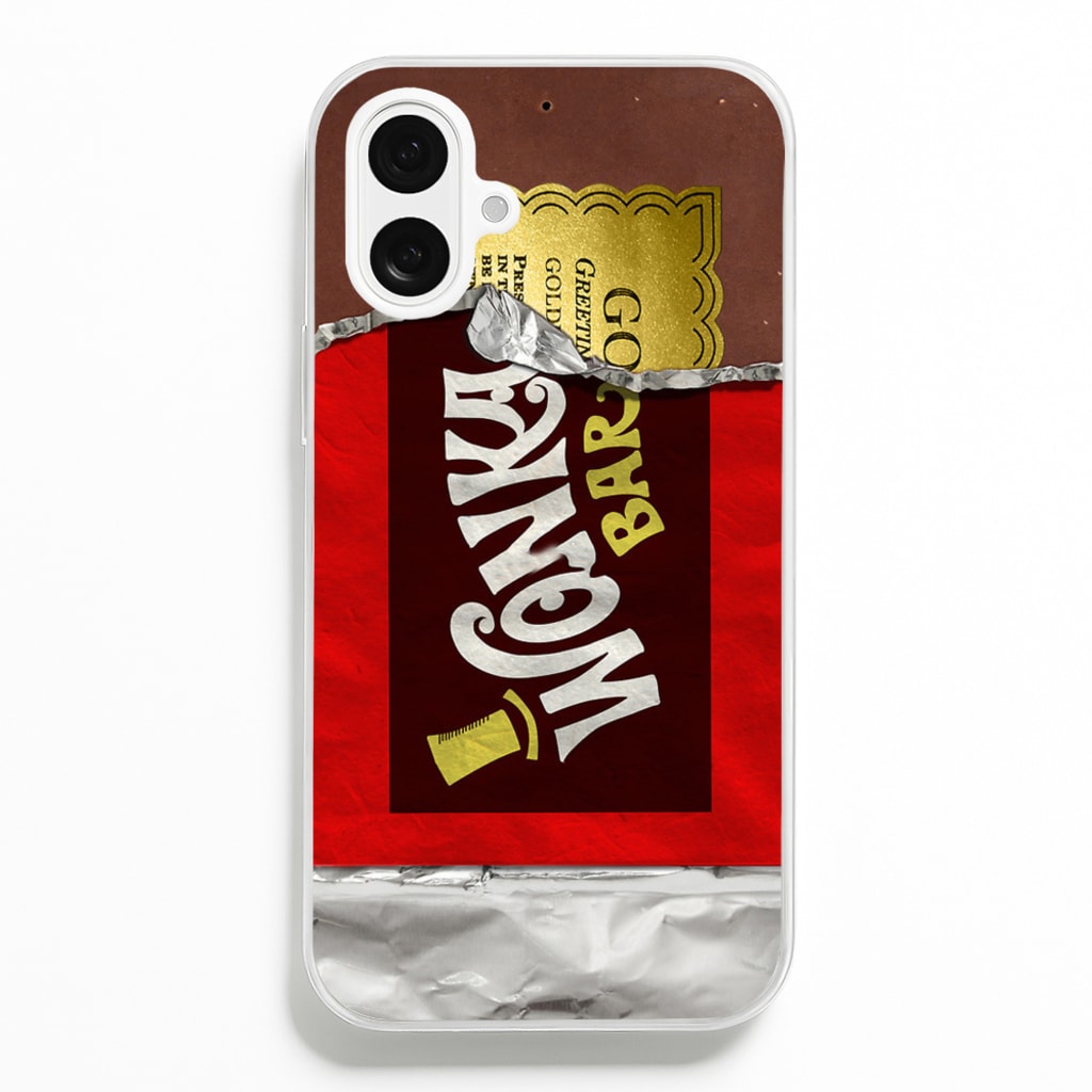 Wonka Bar Golden Ticket - Phone Case for iPhone 16 Plus