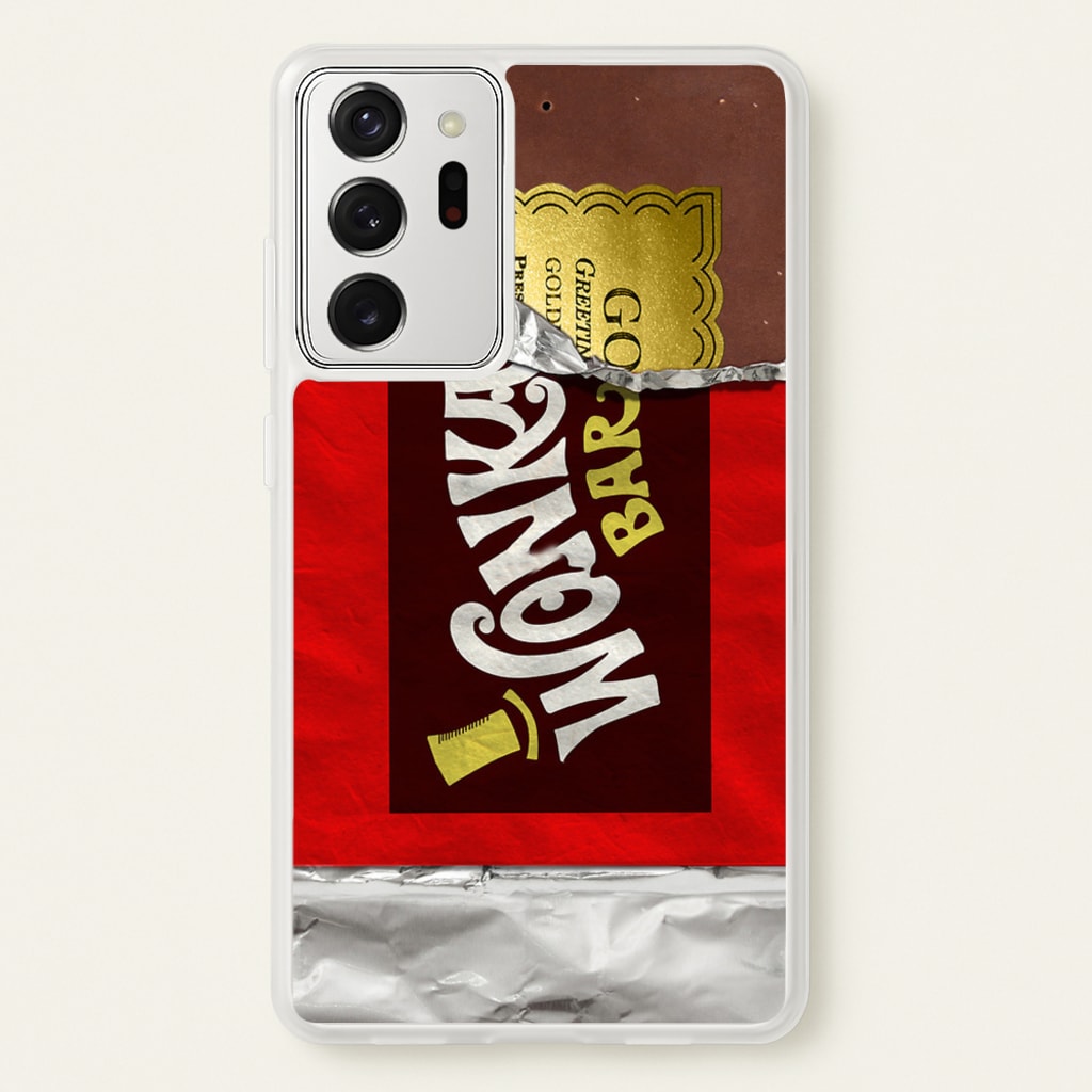 Wonka Bar Golden Ticket - Phone Case for Galaxy Note 20 Ultra