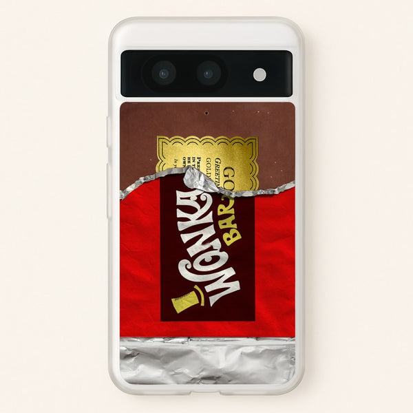 Wonka Bar Golden Ticket - Phone Case for Google Pixel 8a