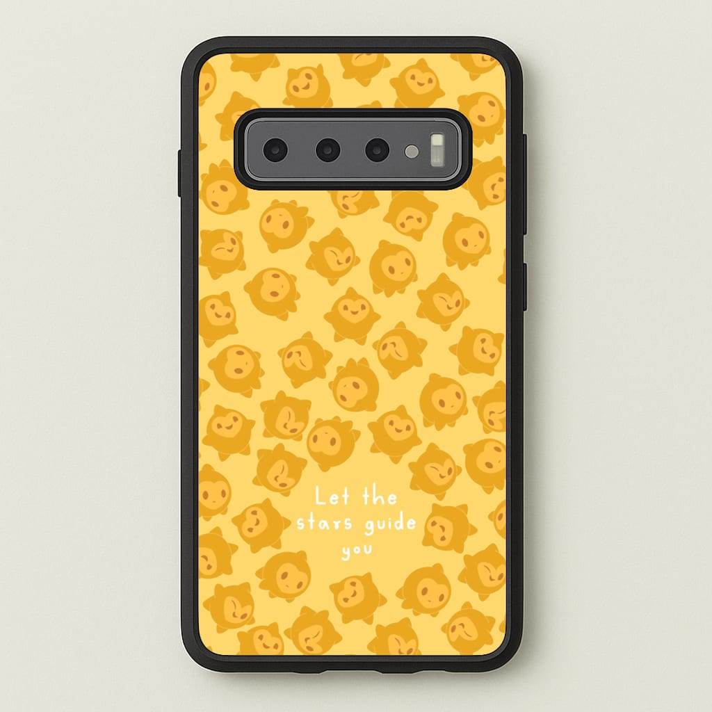 Star Pattern - Wish - Disney Phone Case for Galaxy S10 Plus