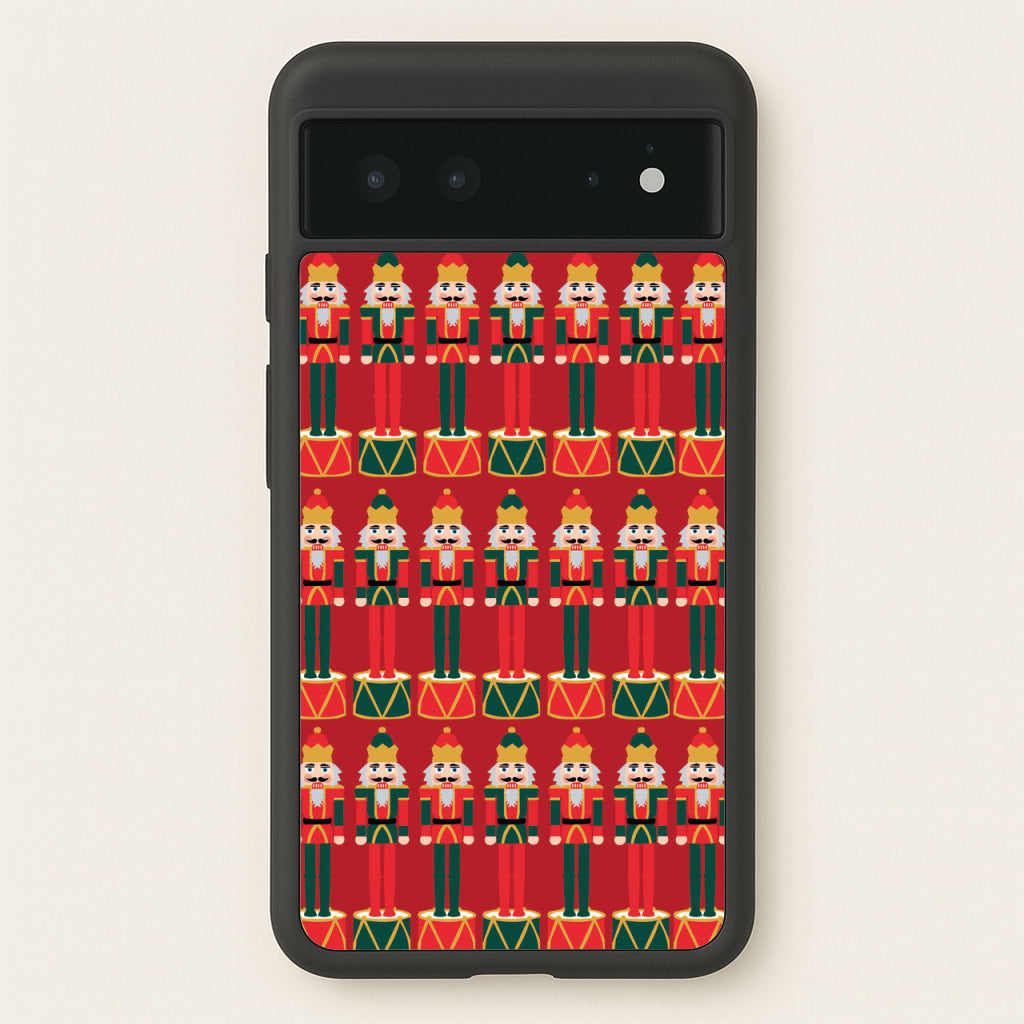 Nutcracker - Christmas Patterns - Christmas Patterns Phone Case for Google Pixel 6