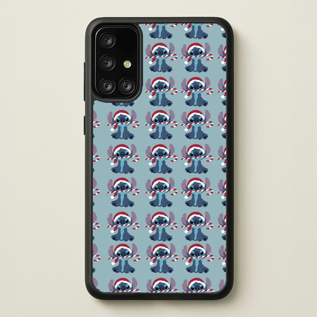 Stitch - Christmas Patterns - Christmas Patterns Phone Case for Galaxy A71