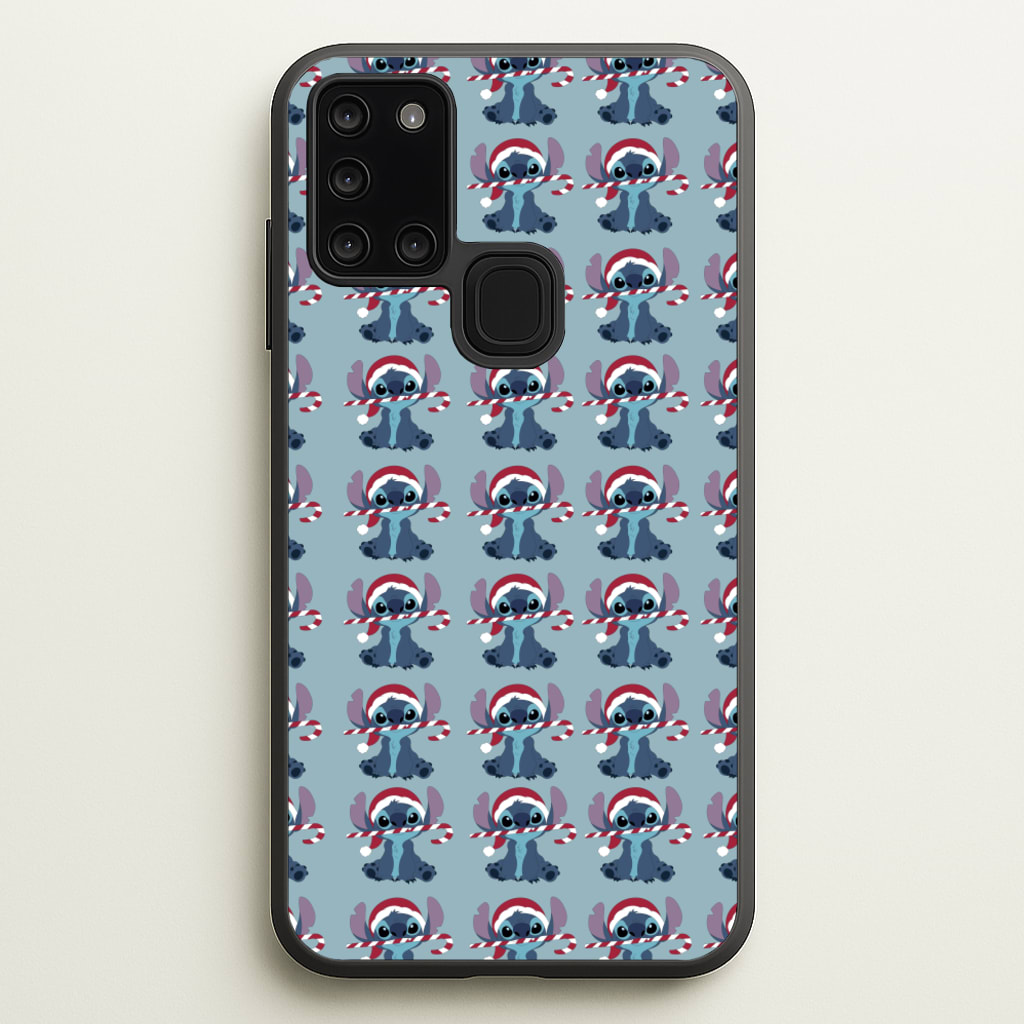 Stitch - Christmas Patterns - Christmas Patterns Phone Case for Galaxy A21s