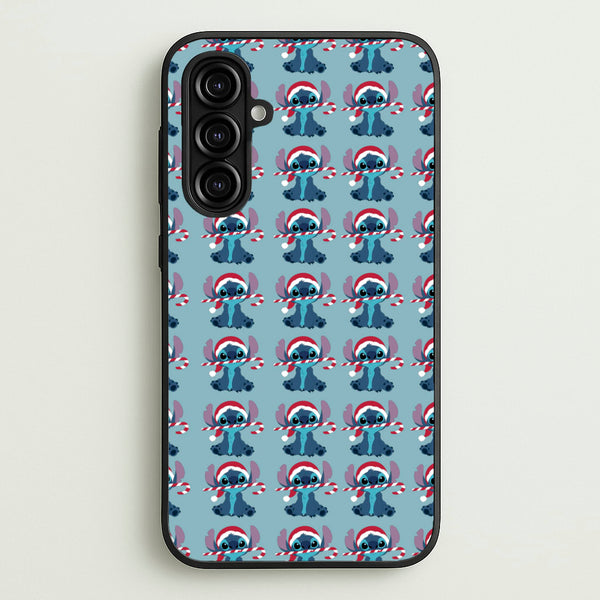 Stitch - Christmas Patterns - Christmas Patterns Phone Case for Galaxy A16