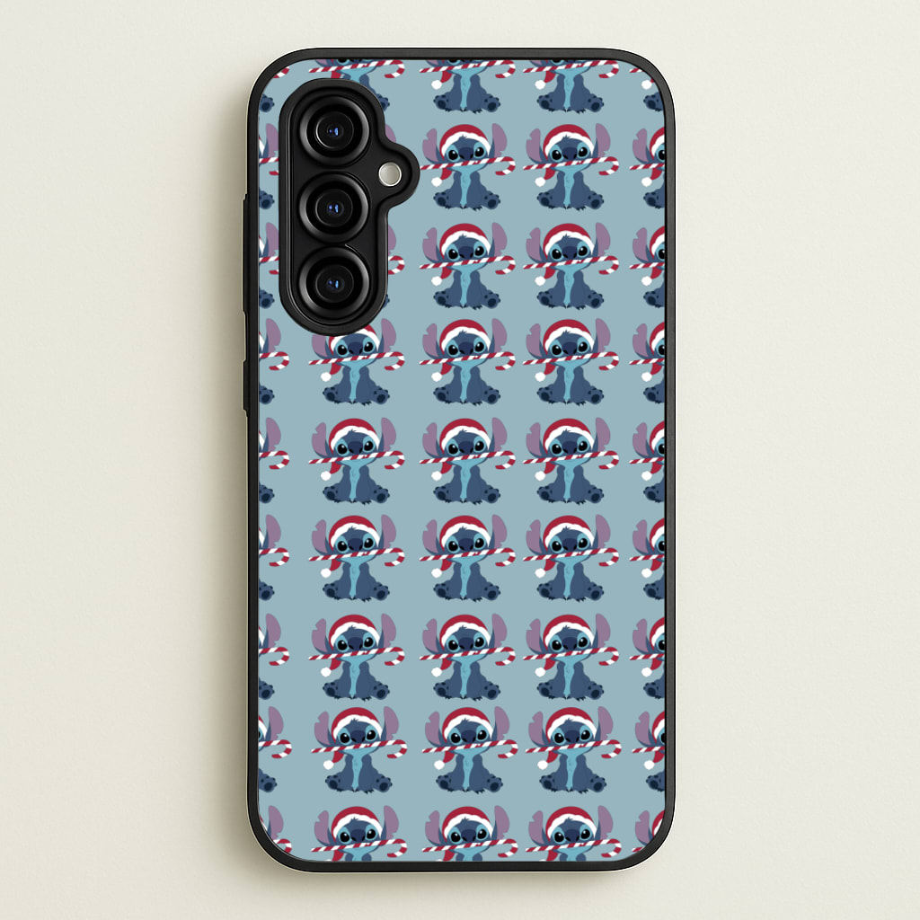 Stitch - Christmas Patterns - Christmas Patterns Phone Case for Galaxy A54