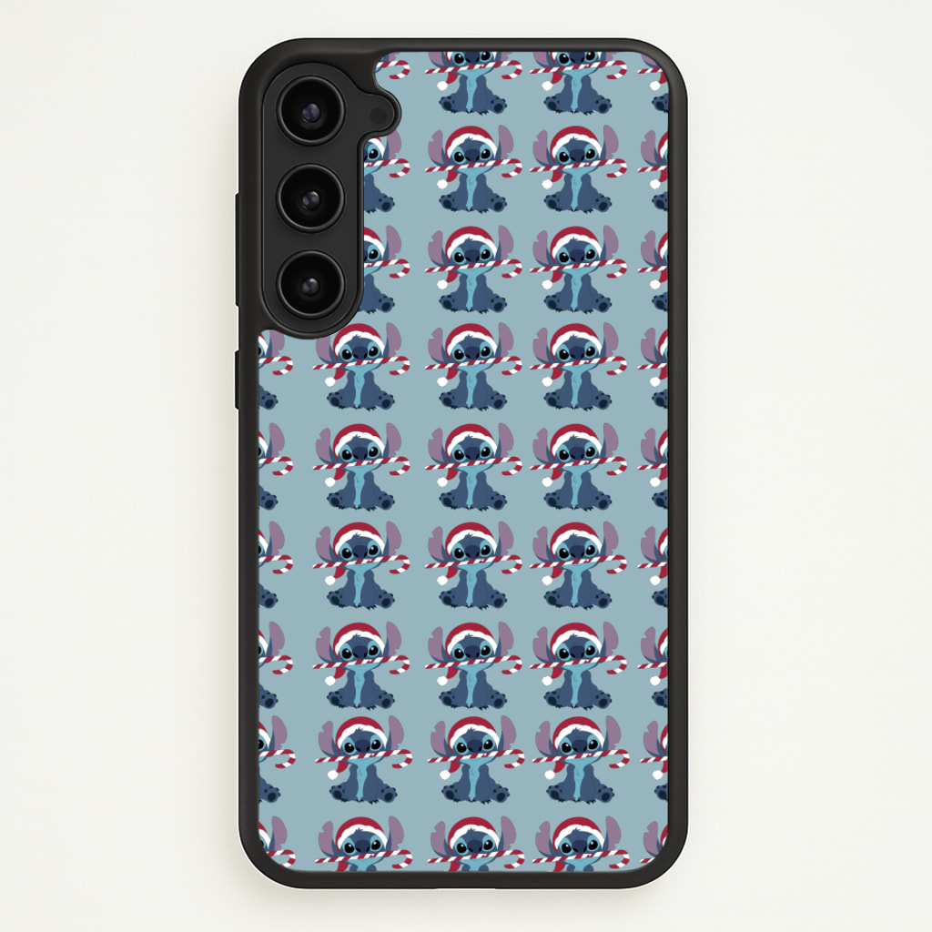 Stitch - Christmas Patterns - Christmas Patterns Phone Case for Galaxy S23 Plus