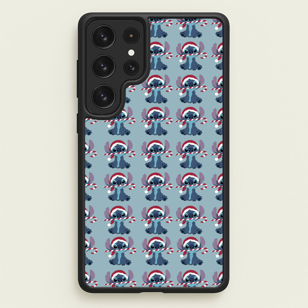 Stitch - Christmas Patterns - Christmas Patterns Phone Case for Galaxy S22 Ultra
