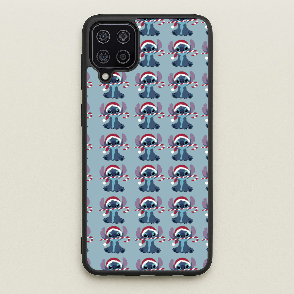 Stitch - Christmas Patterns - Christmas Patterns Phone Case for Galaxy A12