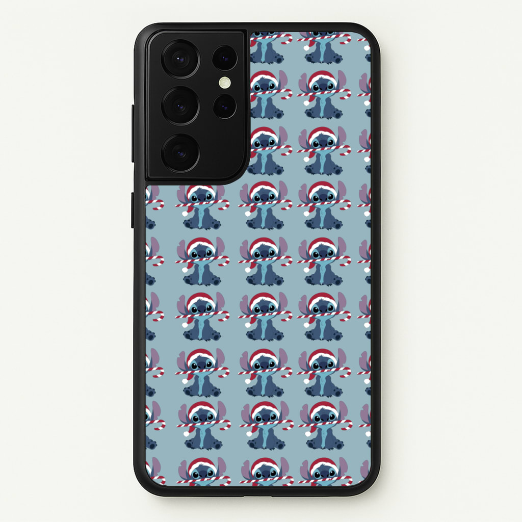 Stitch - Christmas Patterns - Christmas Patterns Phone Case for Galaxy S21 Ultra