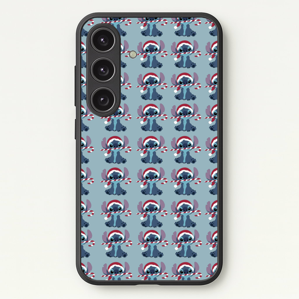 Stitch - Christmas Patterns - Christmas Patterns Phone Case for Galaxy S25