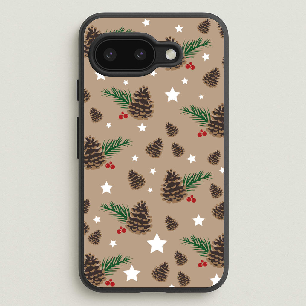 Acorn - Christmas Patterns - Christmas Patterns Phone Case for Google Pixel 9a